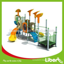 Liben Play Customized Design Outdoor Playground avec diapositives en plastique
